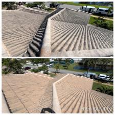 Soft-Wash-Roof-Cleaning-in-Melbourne-FL-on-a-Barrel-Tile-Roof 2